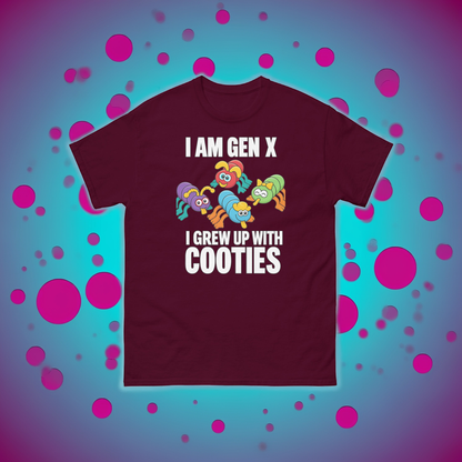 "I Am Gen X – I Grew Up With Cooties" Retro Nostalgia Tee